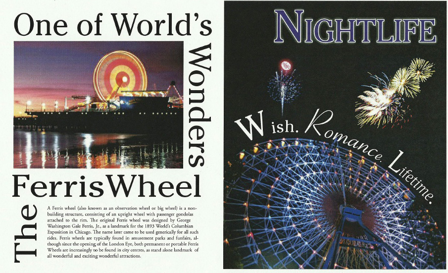 Ferris Wheel Informational Pamphlet